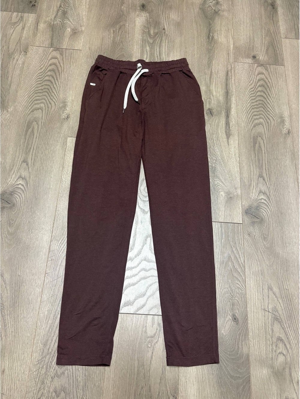 Vuori Brown Drawstring Jogger Pants Size M Ponto Performance Pant 30"